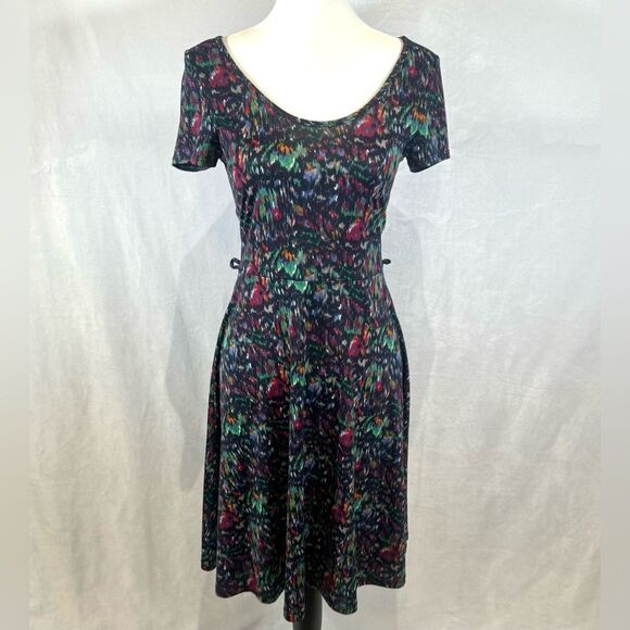 Ezra colorful abstract print dress size small - Picture 1 of 5